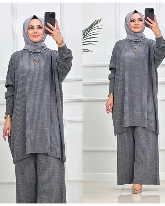 طقم صوف اوفر سايز