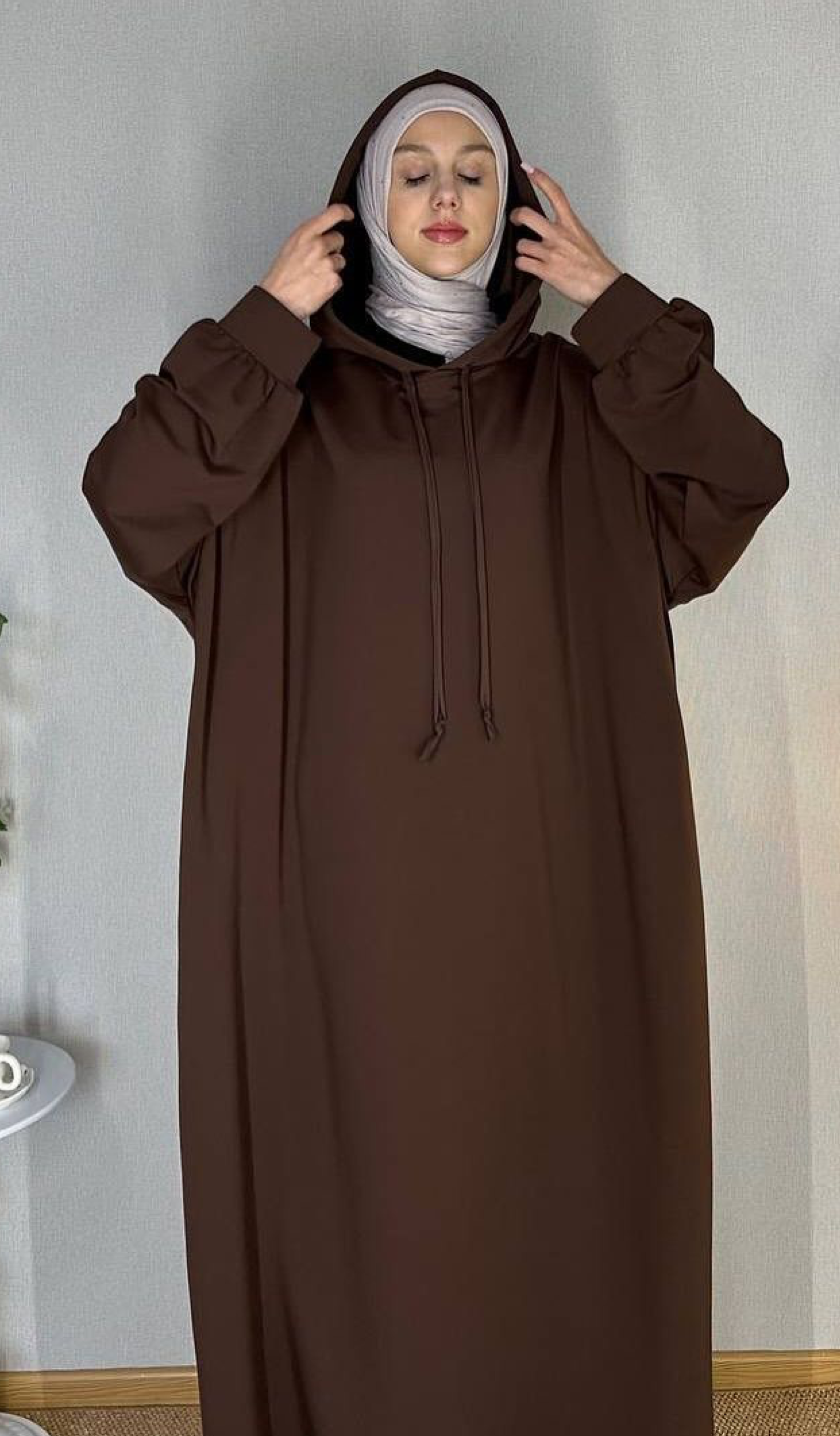 فستان رياضي طويل اوفر سايز