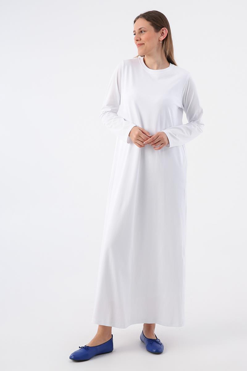 فستان بيسك قطني