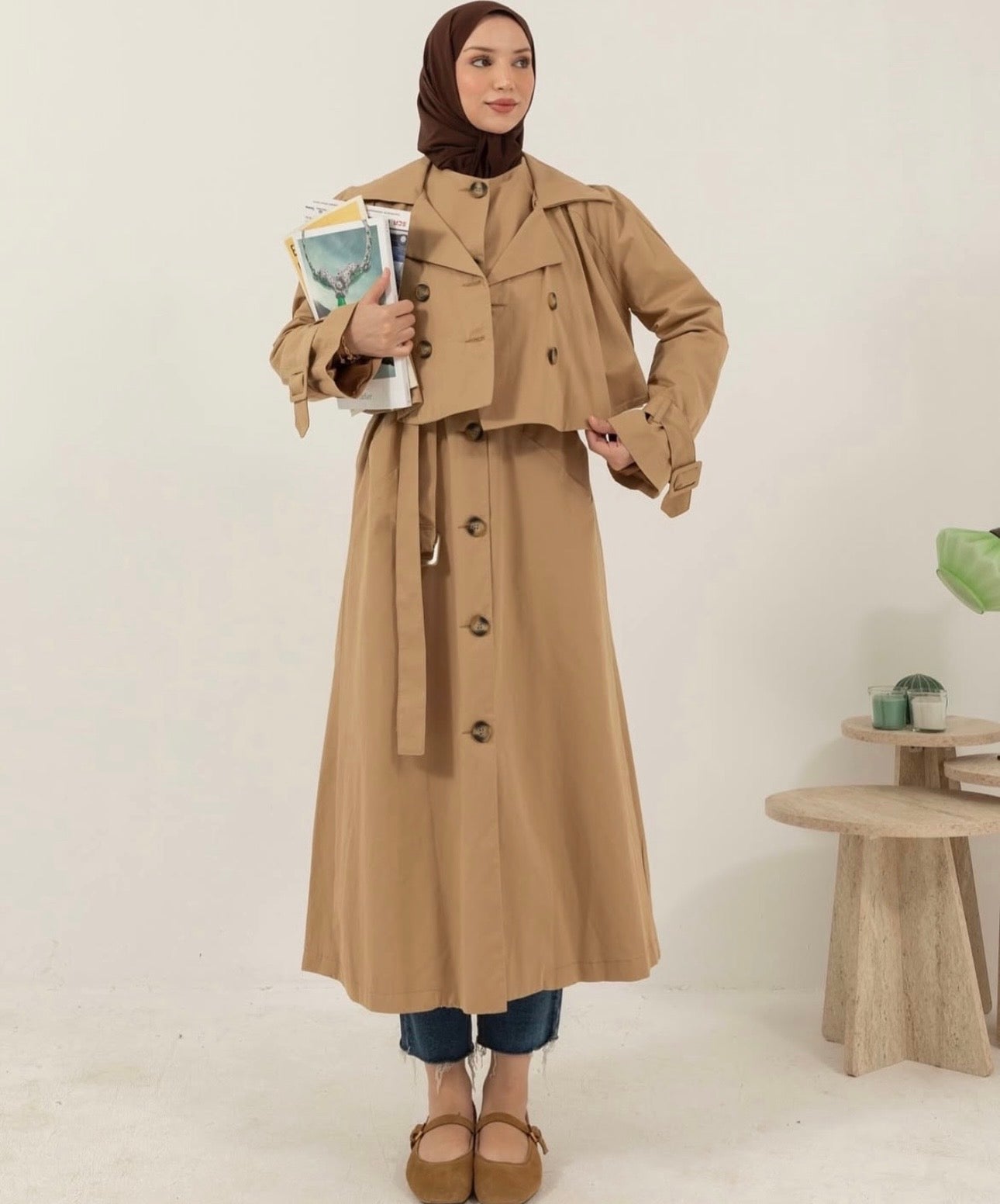 ترانشكوت قطعتين